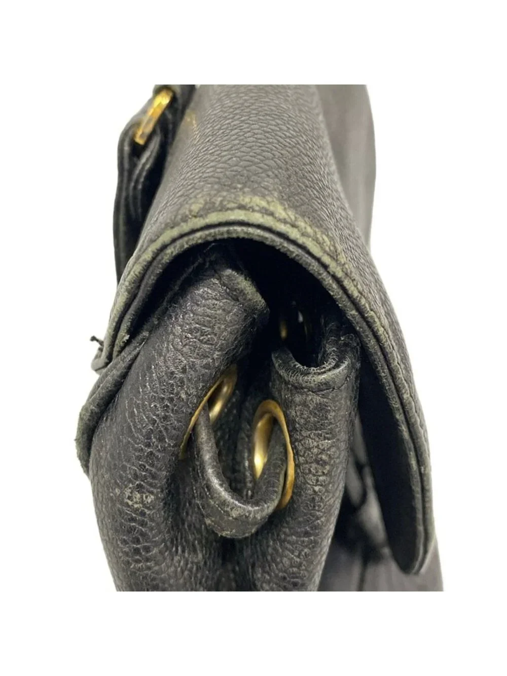 Chanel Backpack Triple Coco Black Chain Shoulder Gold CC Logo